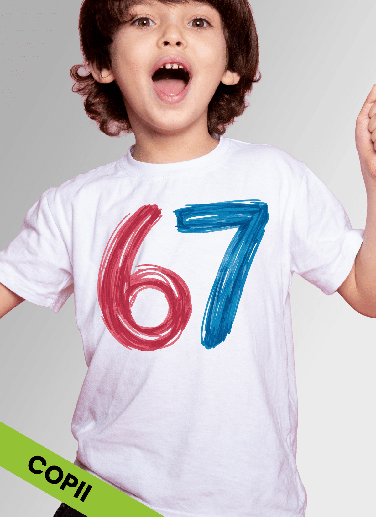 Tricou SIX-SEVEN 67 Desenat