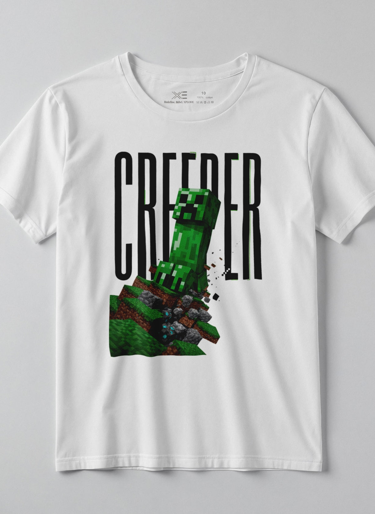 Tricou copii Creeper Alb 4-16 ani
