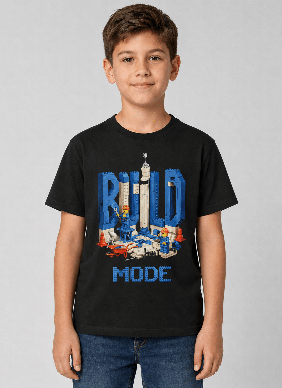 Tricou copii BUILD MODE 4-16 ani