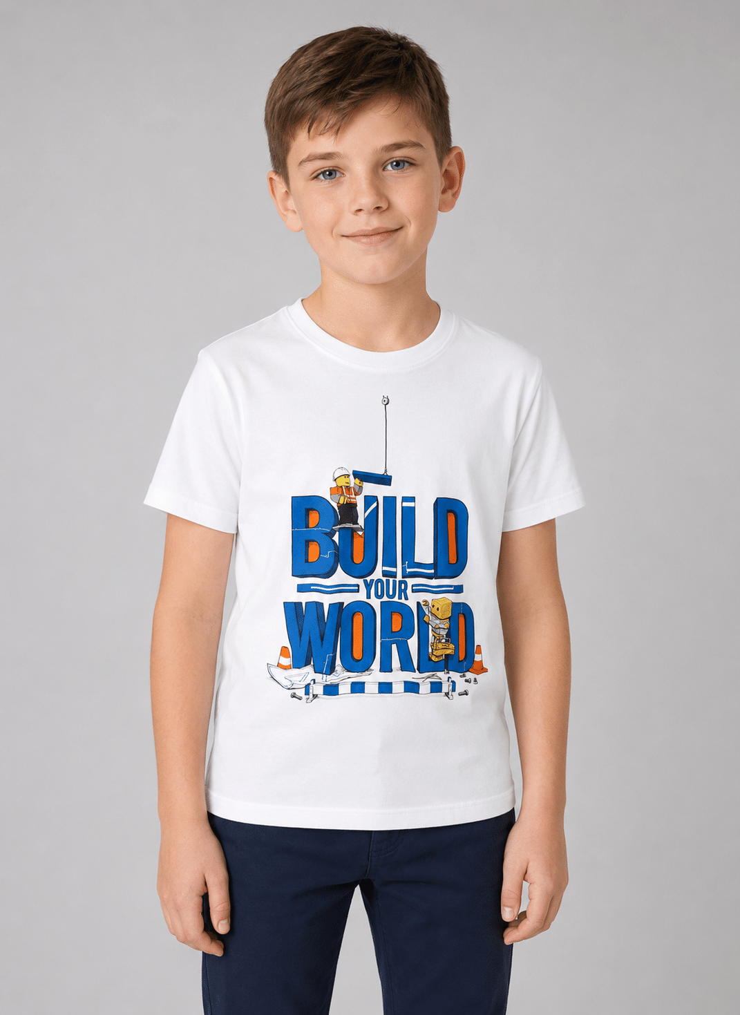Tricou copii BUILD YOUR WORLD 4-16 ani