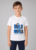 Tricou copii BUILD YOUR WORLD 4-16 ani