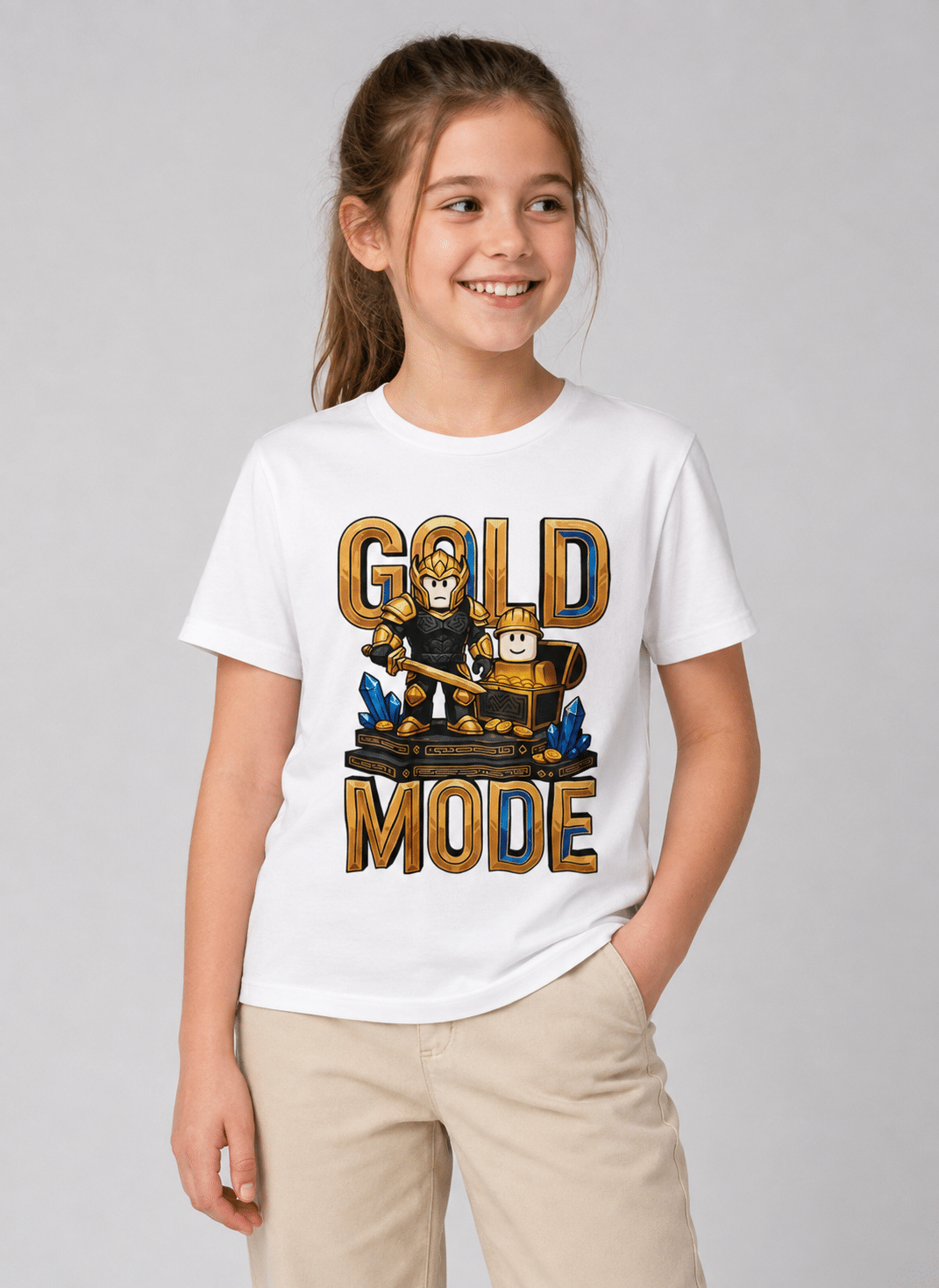 Tricou copii Gold Mode 4-16 ani