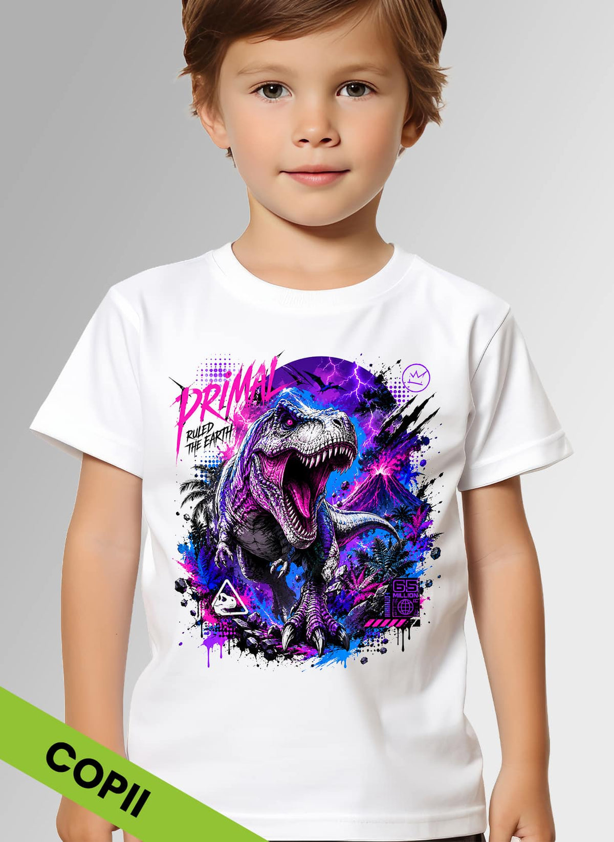Tricou DINO Purple
