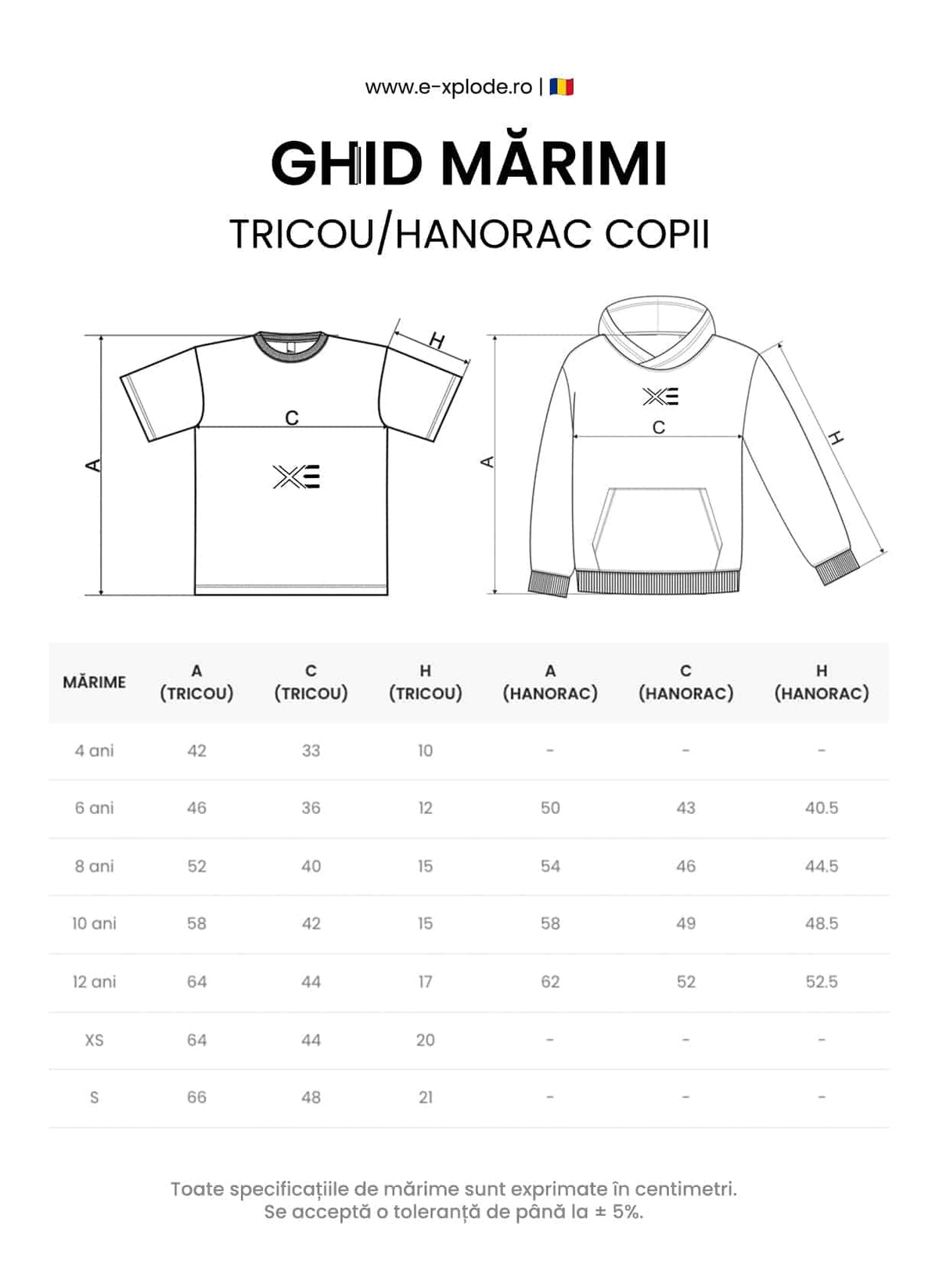 Tricou copii Squish Pop Negru 4-16 ani