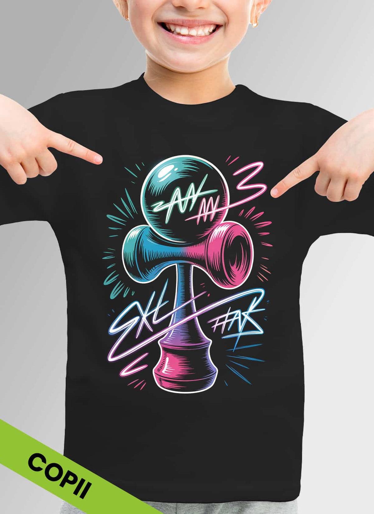 Tricou kendama Galaxy