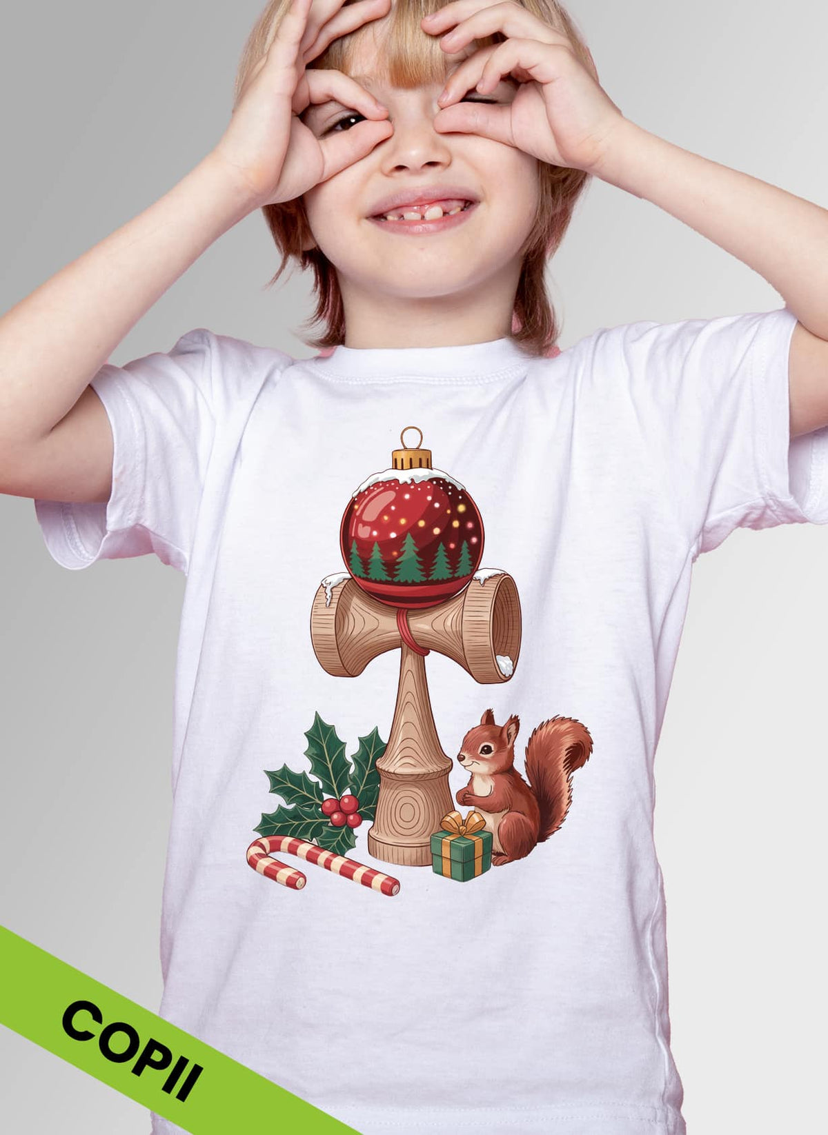 Tricou Kendama Crăciun