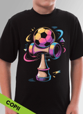 Tricou Kendama Fotbal Graffiti