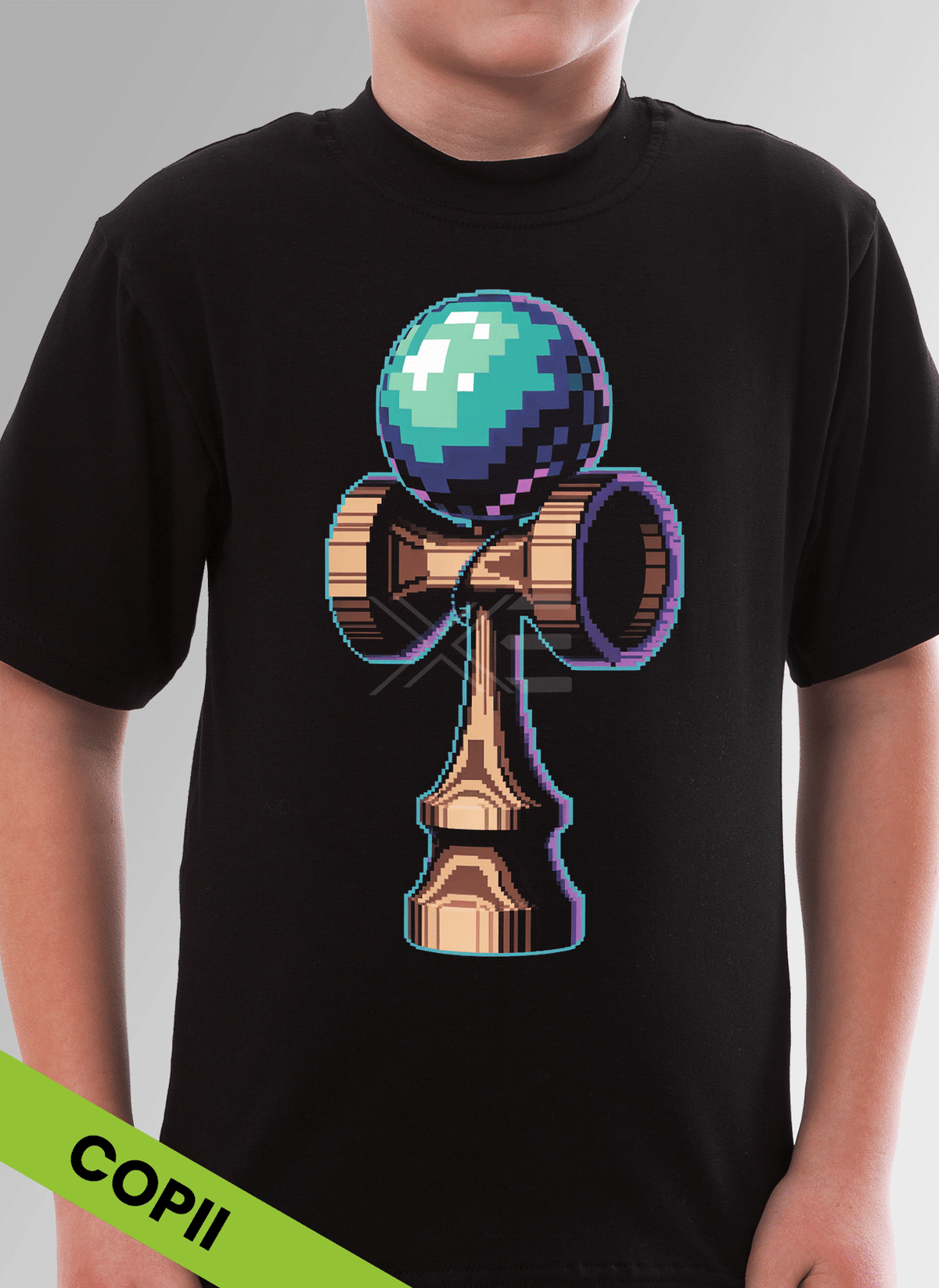 Tricou Kendama Pixel