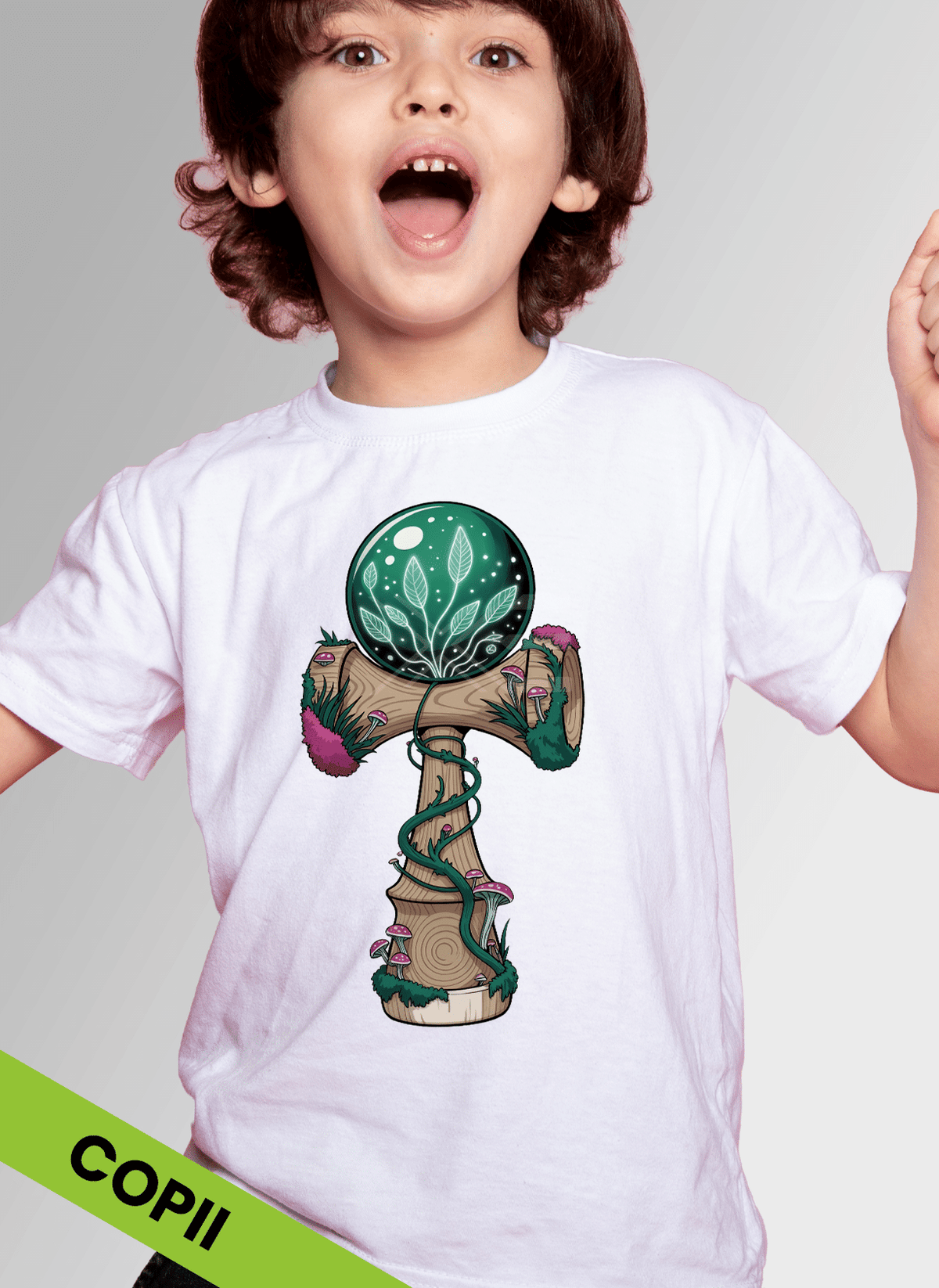 Tricou Kendama în natură
