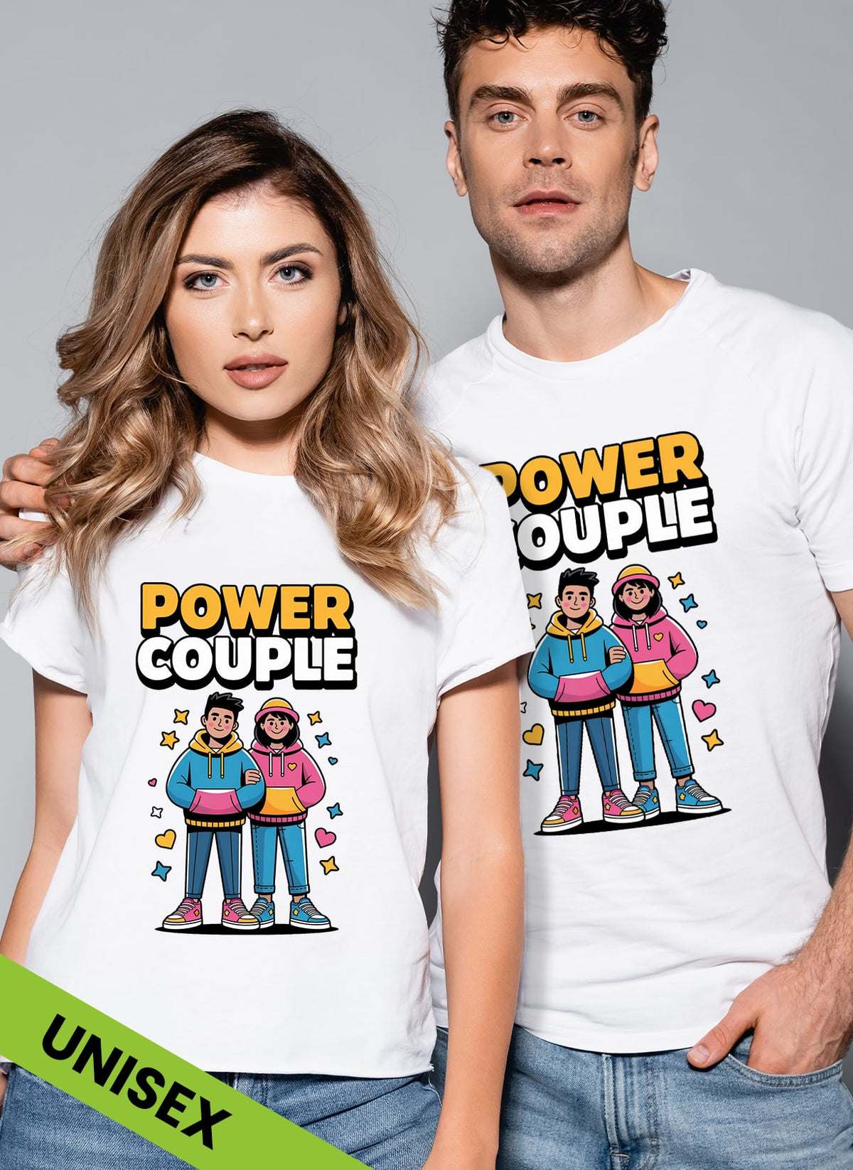 Set tricou cuplu Power Couple II