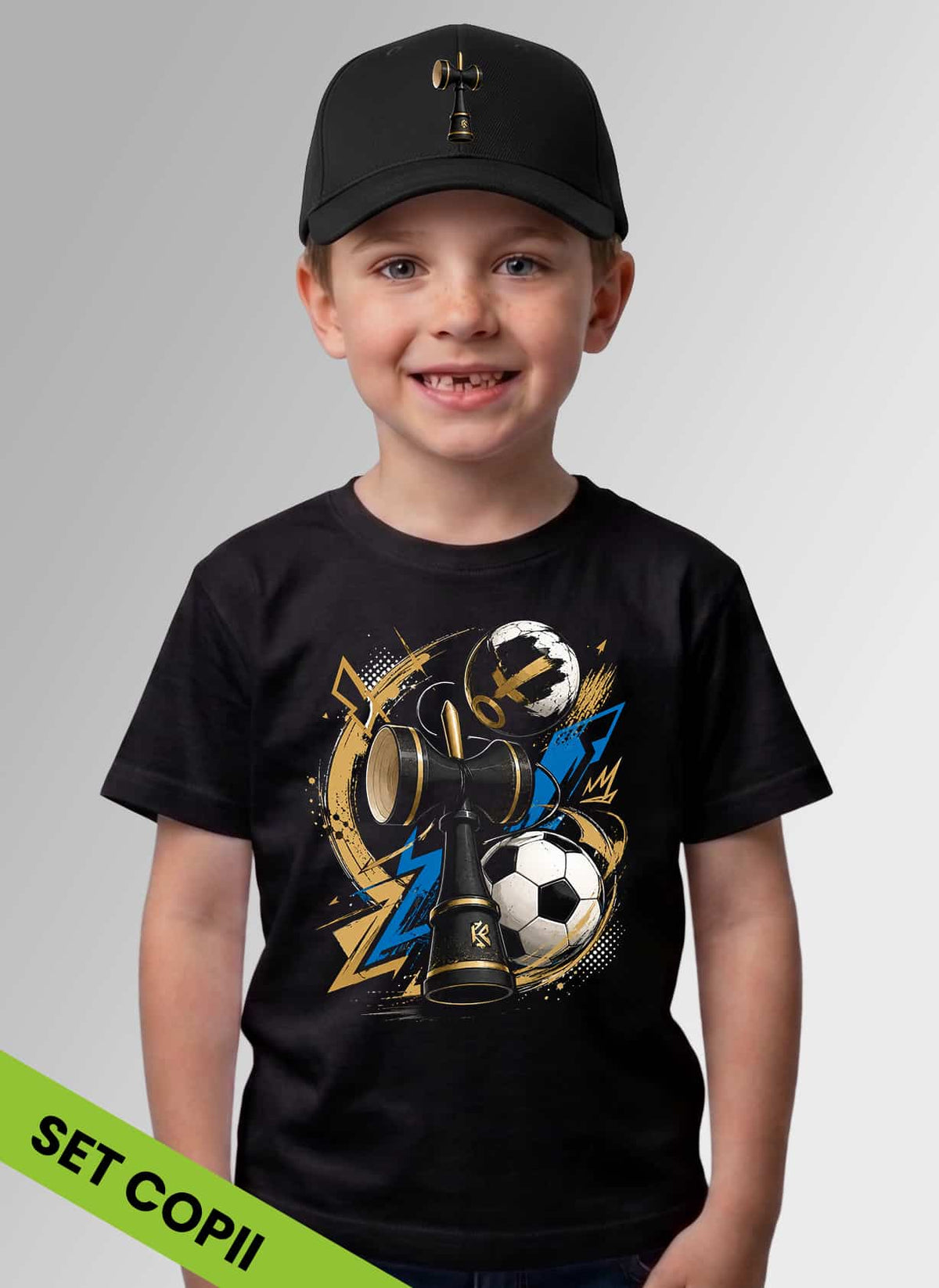Set Tricou + Șapcă KENDAMA GOLD