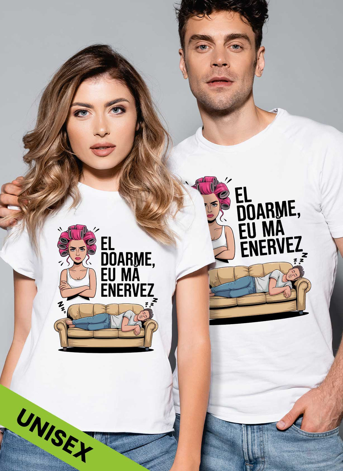 Tricouri pentru cupluri Cuplu nervos
