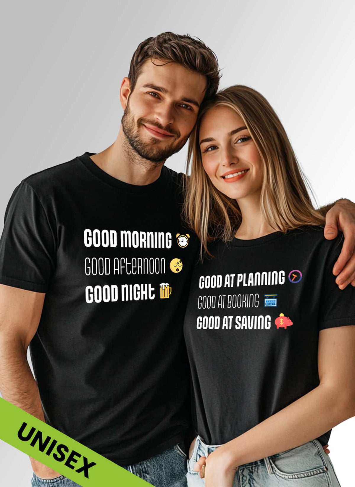 Set tricou cuplu TRAVEL