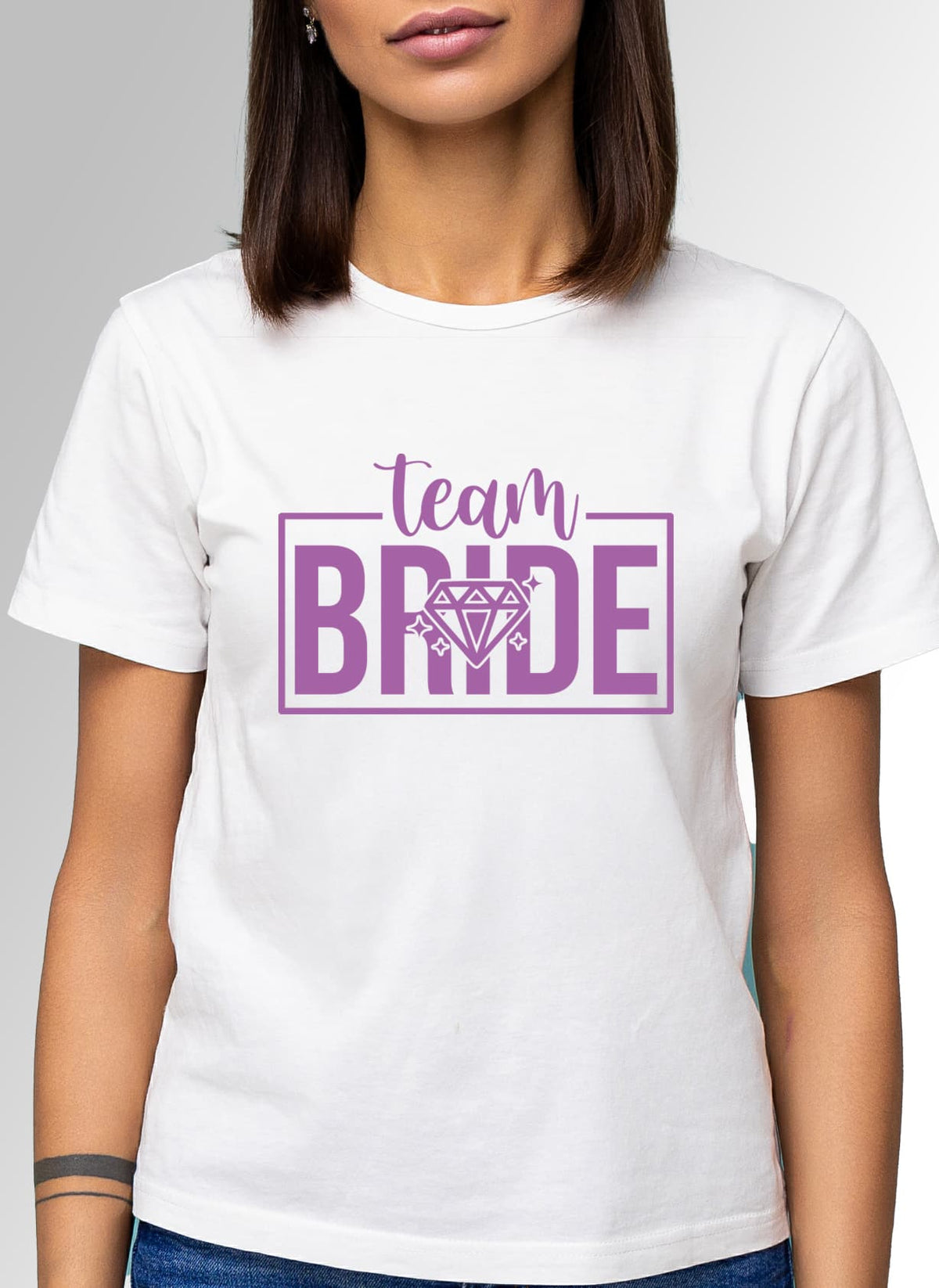 Tricou Burlacite TEAM Bride Purple