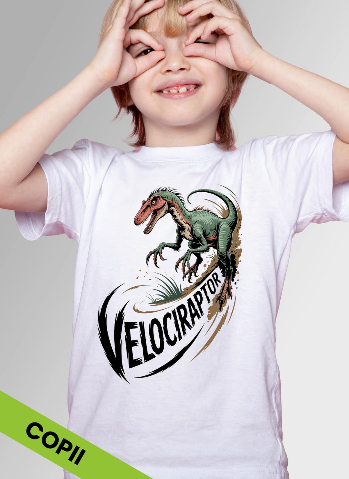 Tricou Dinozauri Velociraptor