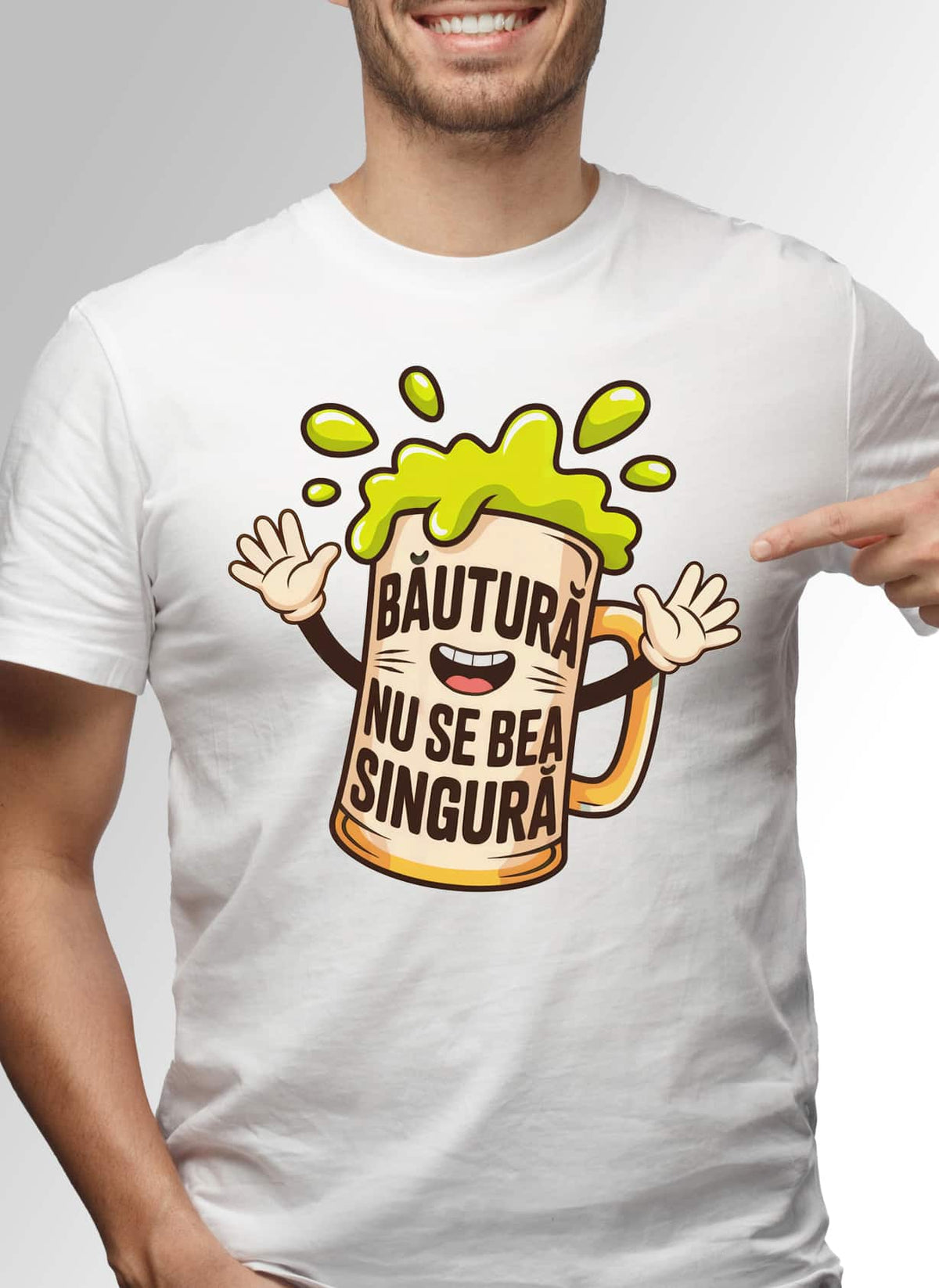 Tricou Băutura nu se bea singură