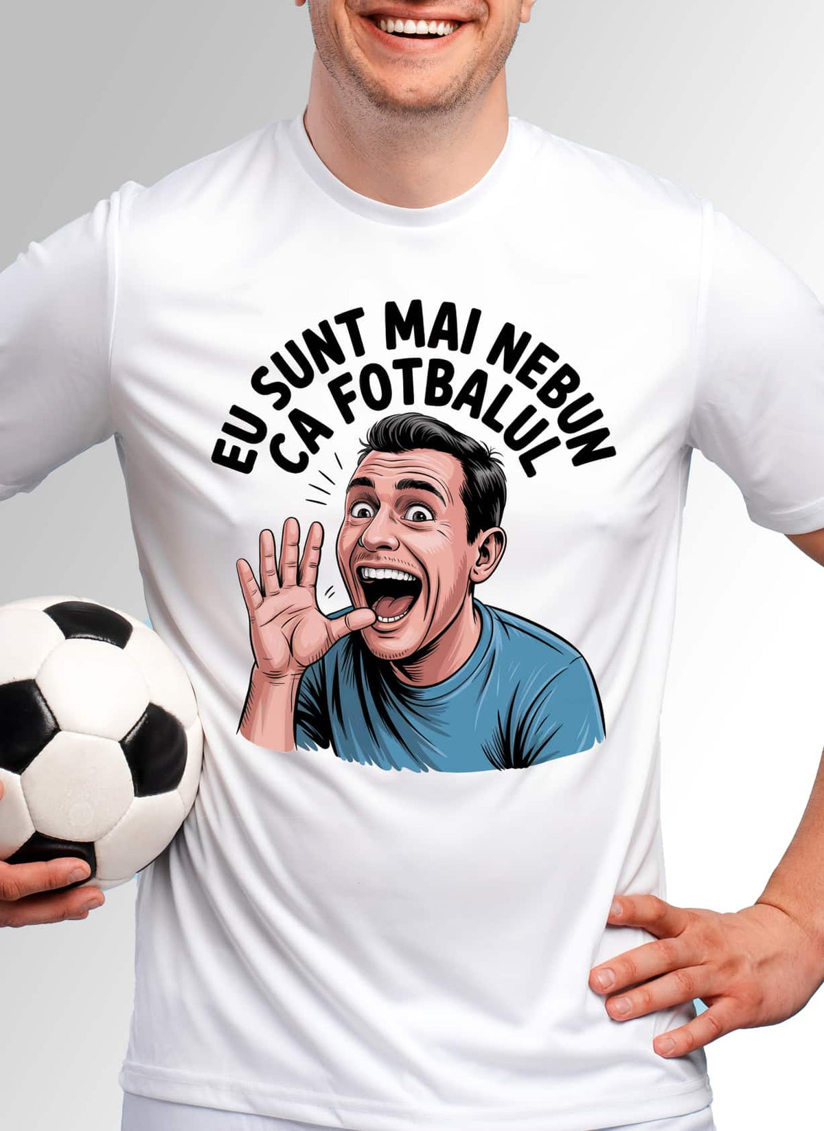 Tricou Nebun după fotbal