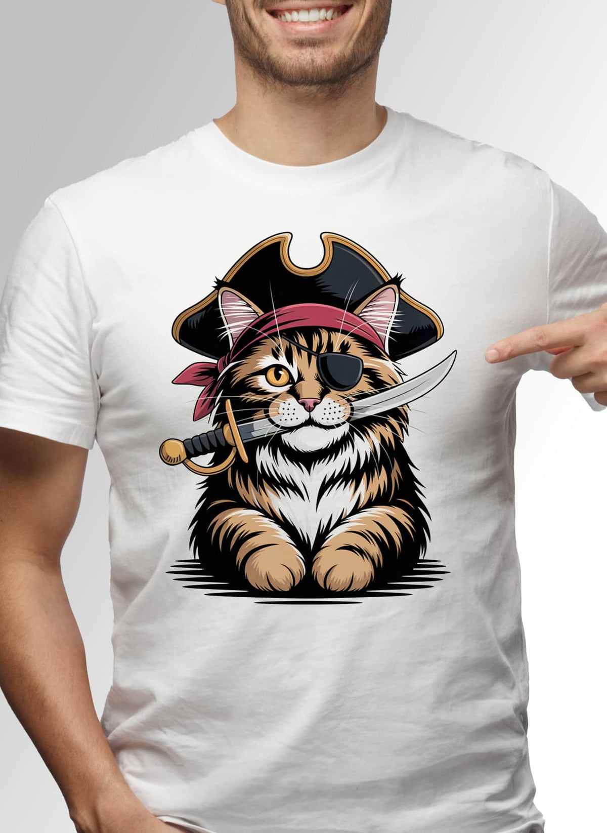 Tricou The Pirate Cat