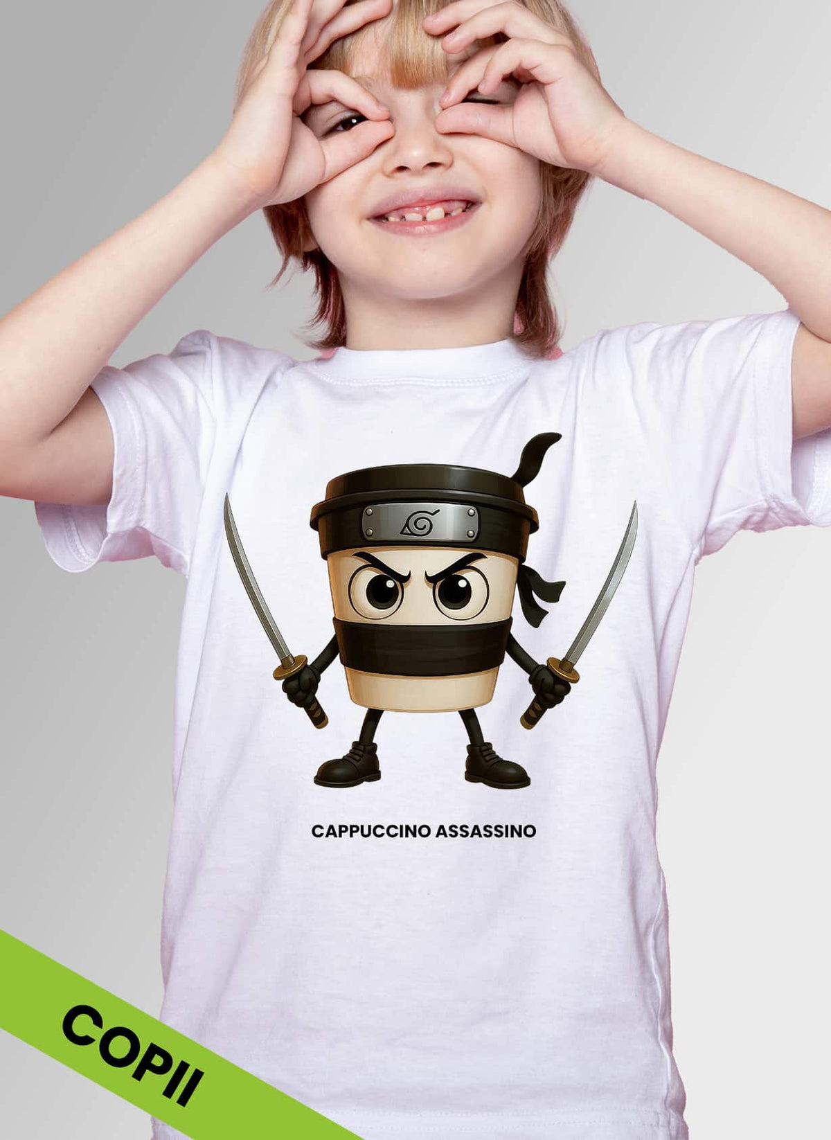Tricou copii Cappuccino Assasino