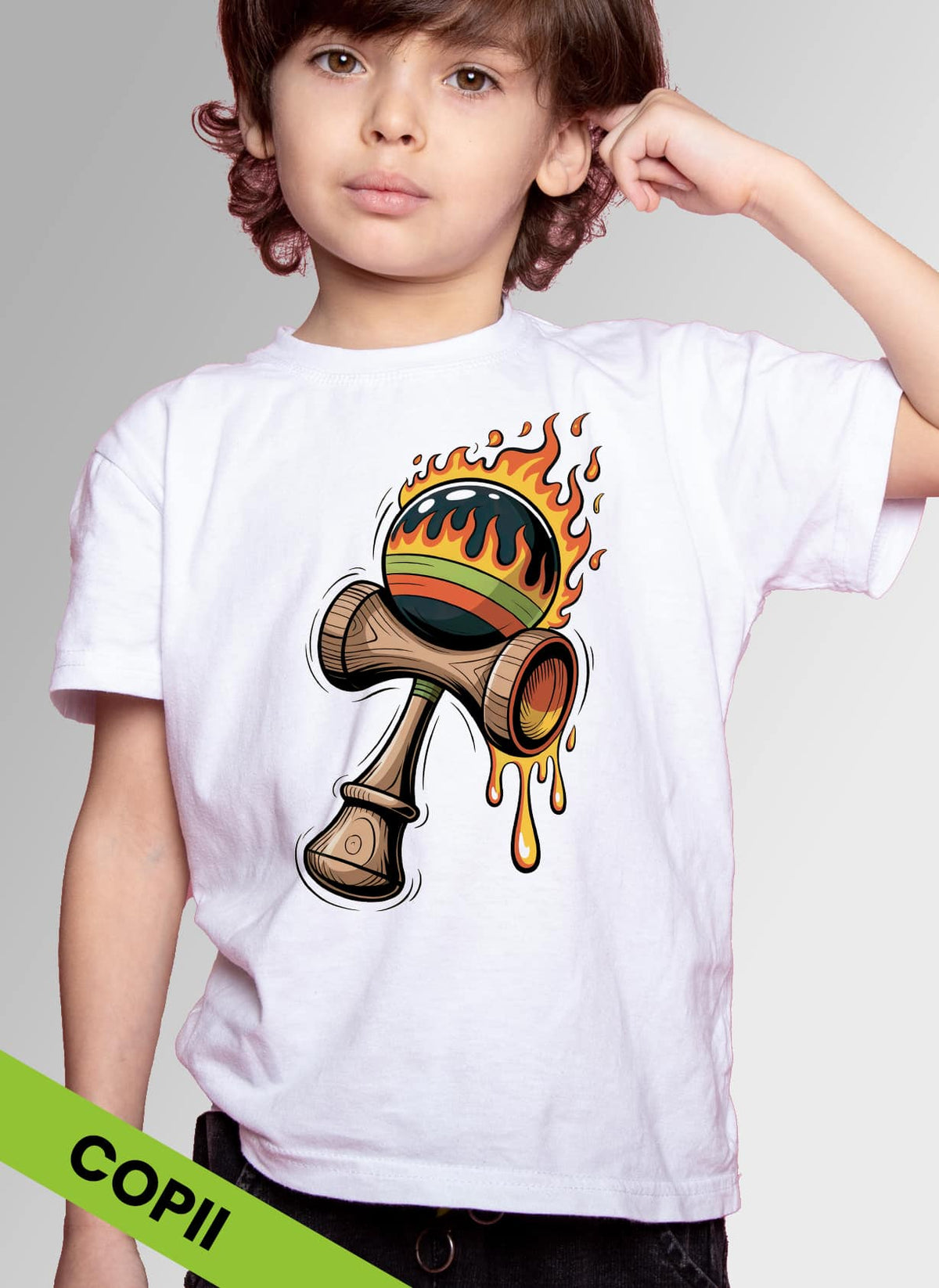 Tricou kendama Fire