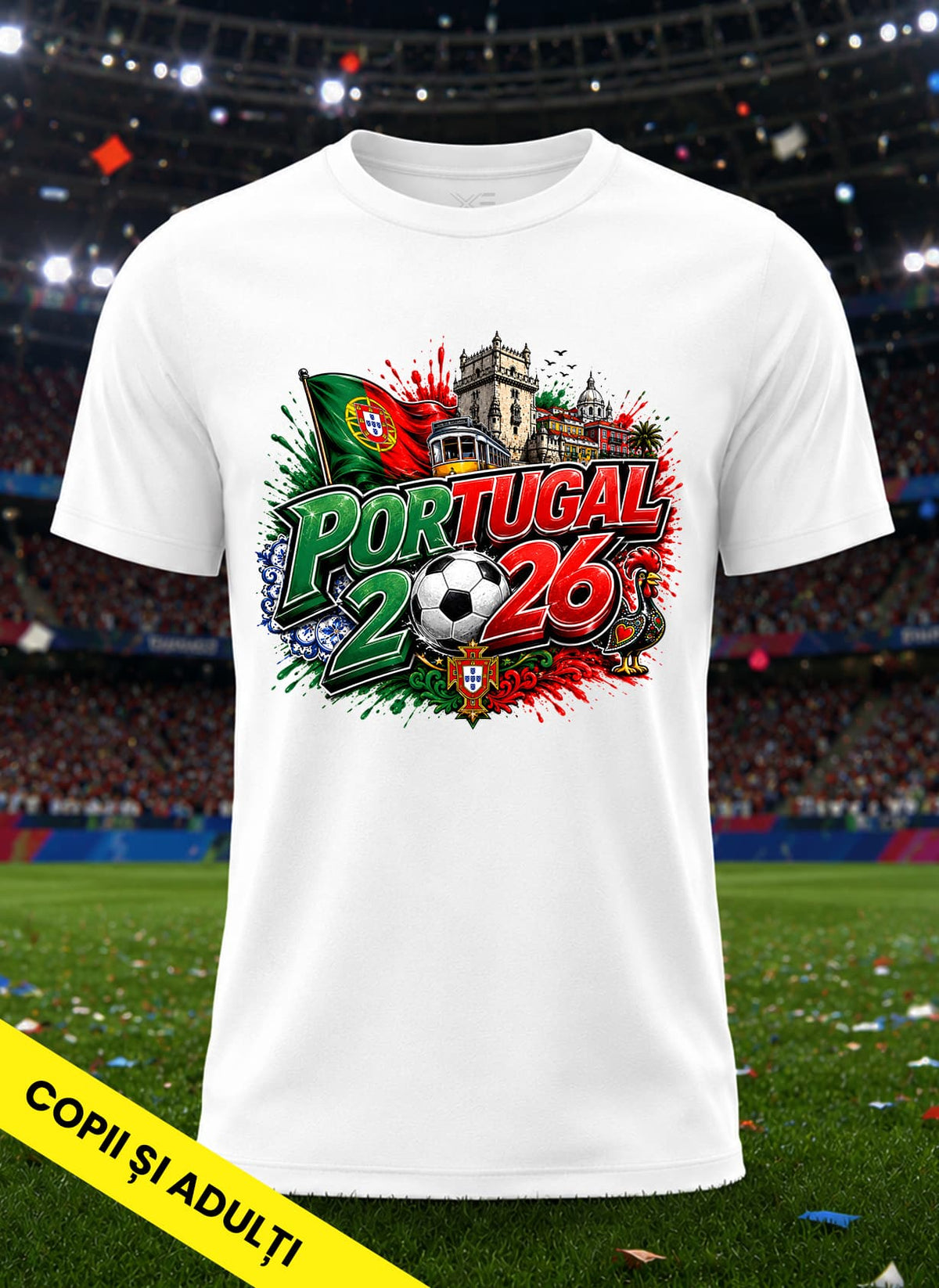 Tricou MONDIAL Portugalia