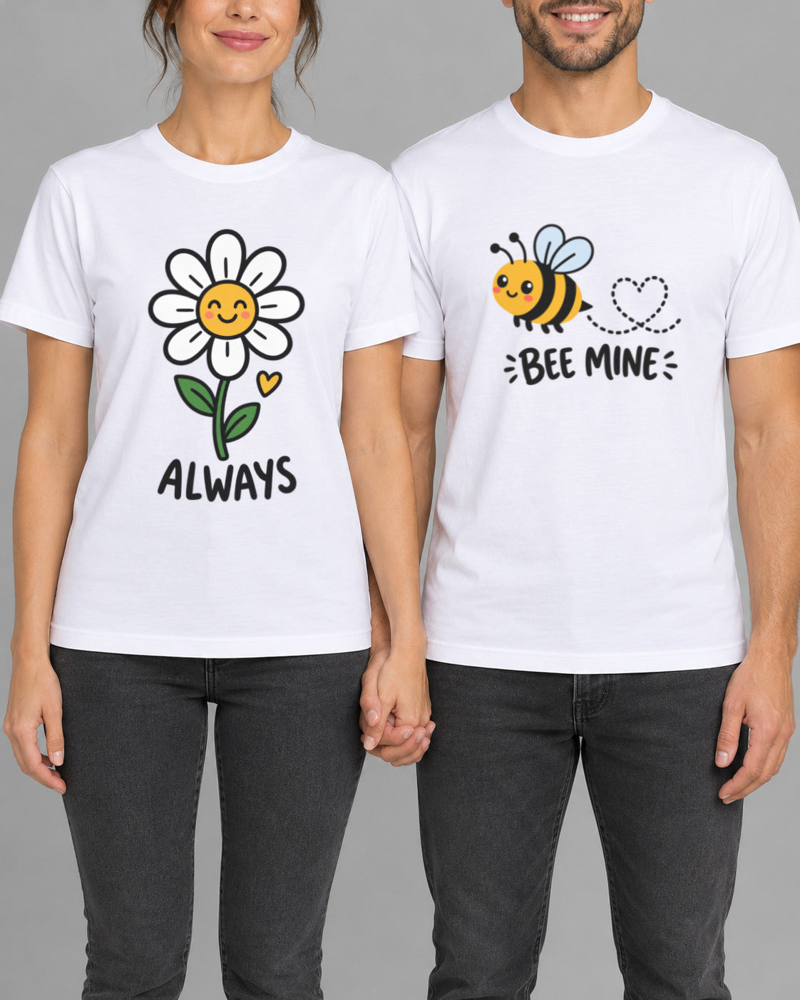 Set tricouri cuplu Bee