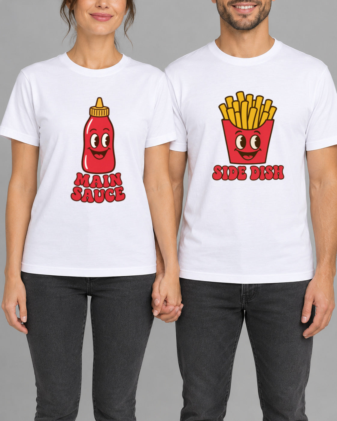 Set tricouri cuplu Fries