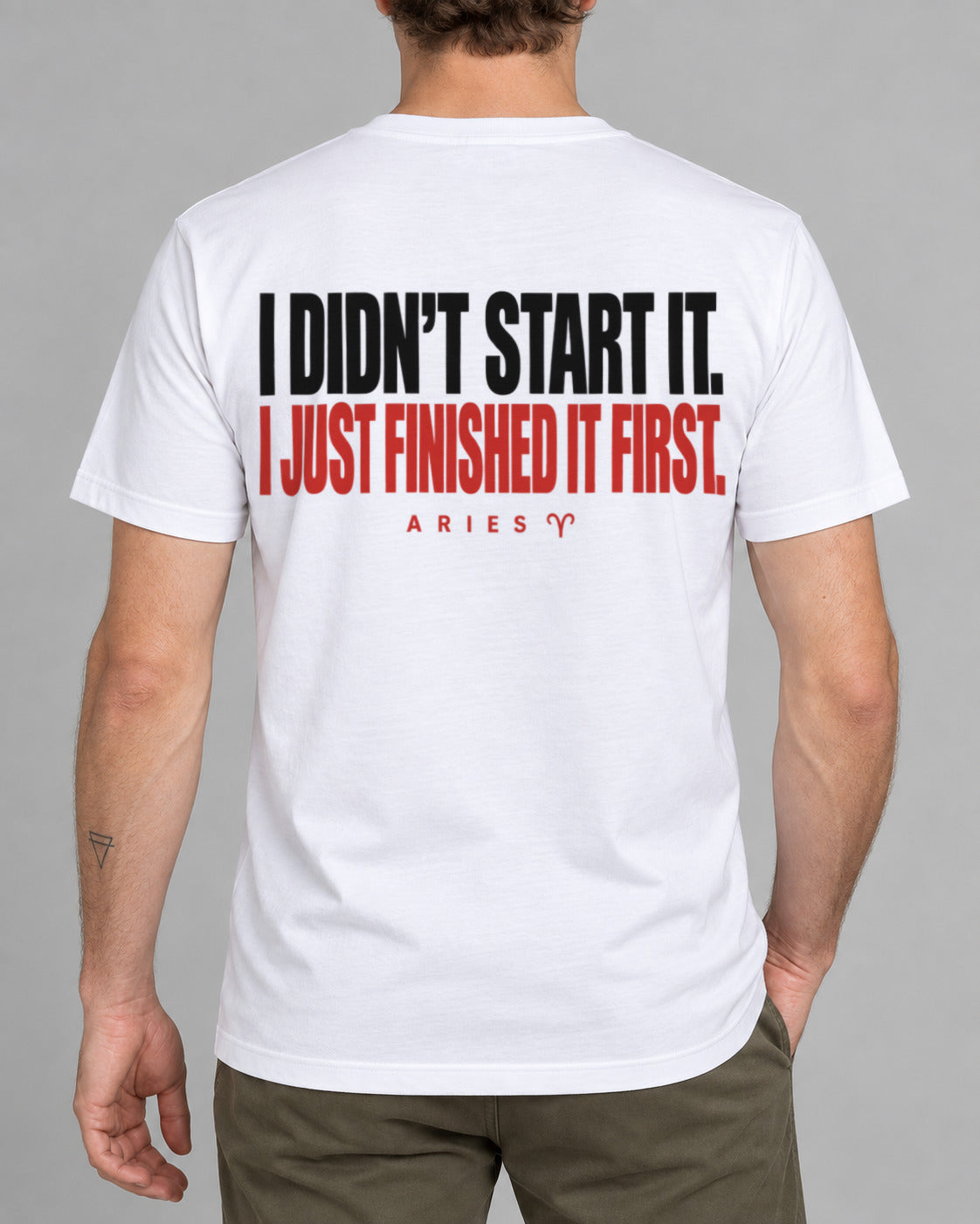 Tricou Aries Finished first