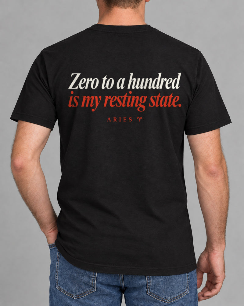 Tricou Aries Zero to hundred-1