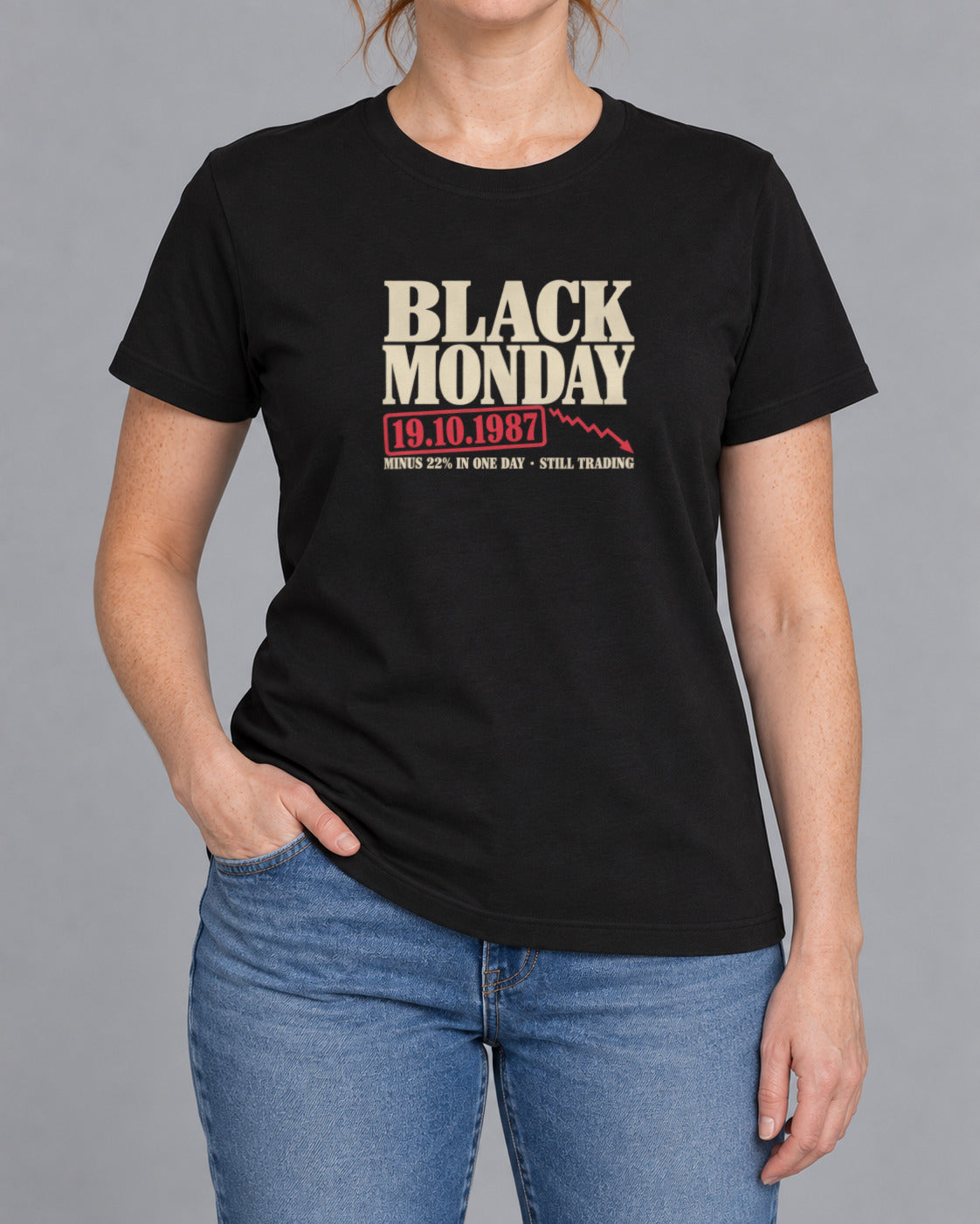 Tricou Black Monday 1987-1