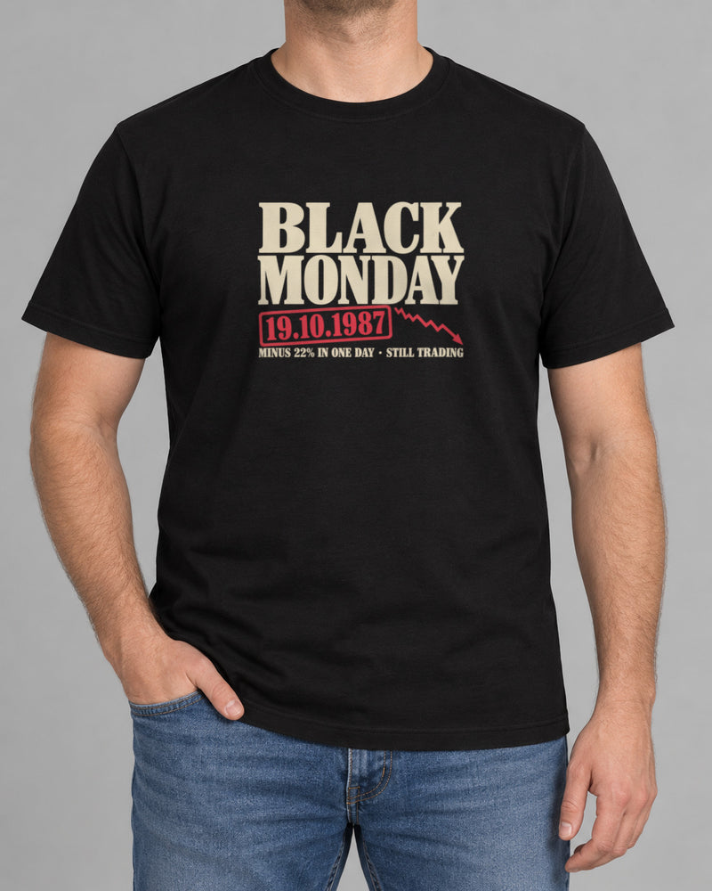Tricou Black Monday 1987-2