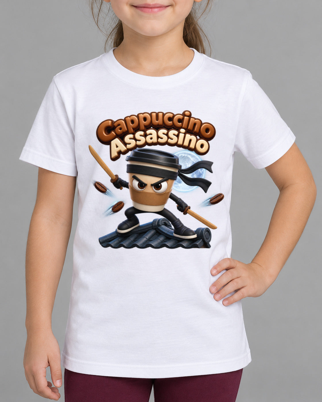Tricou Copii Cappuccino Assassino-2