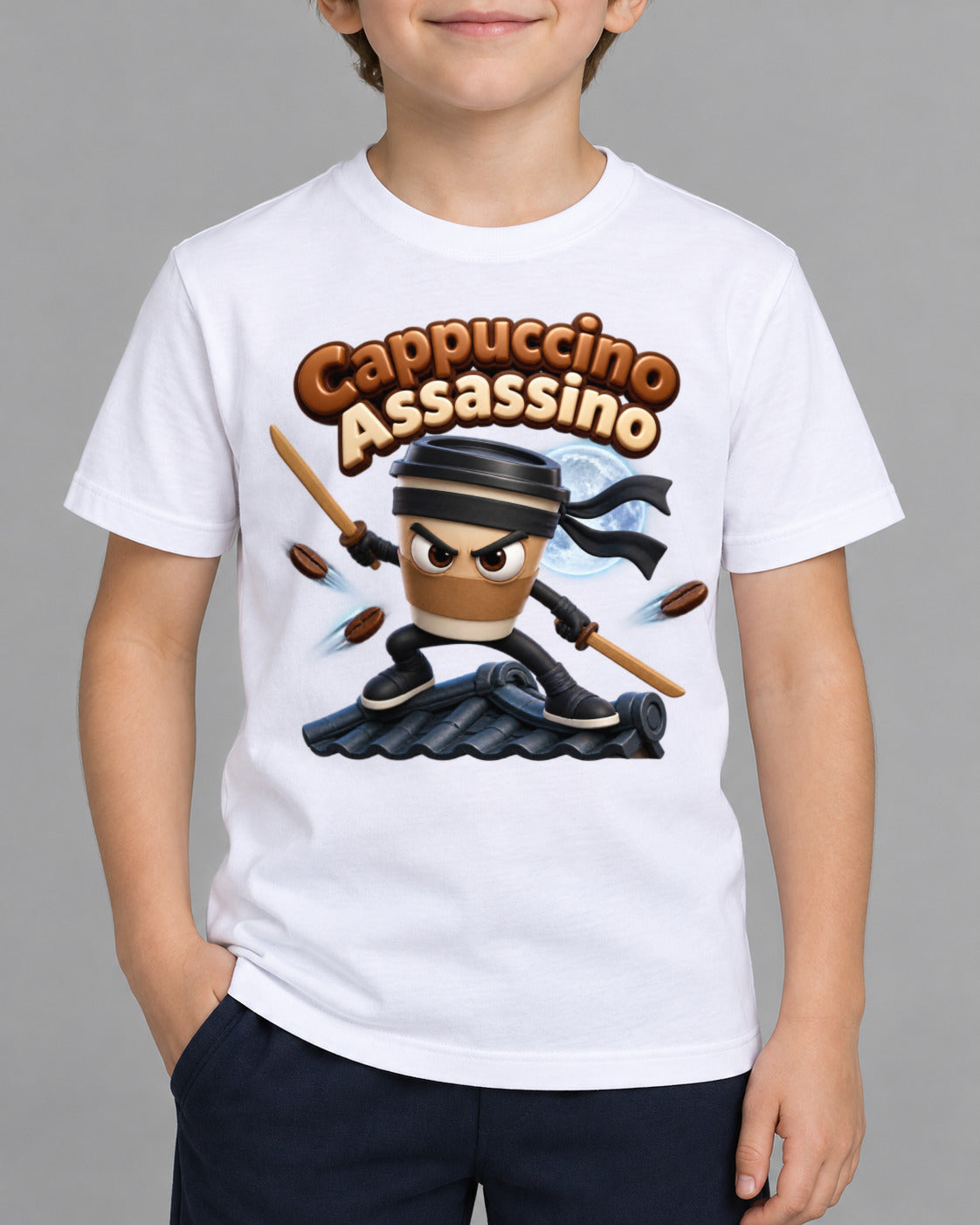 Tricou Copii Cappuccino Assassino
