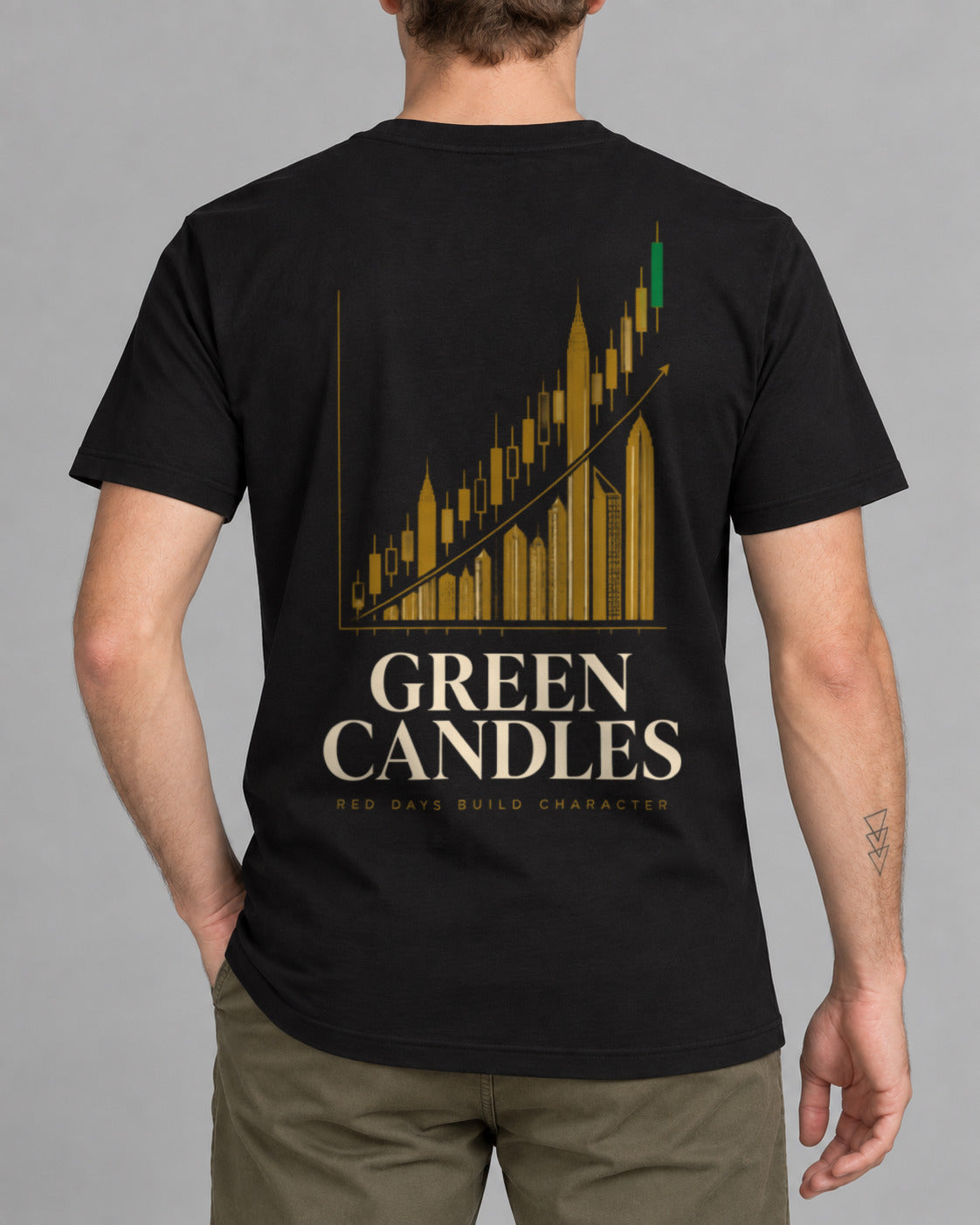 Tricou Green Candles