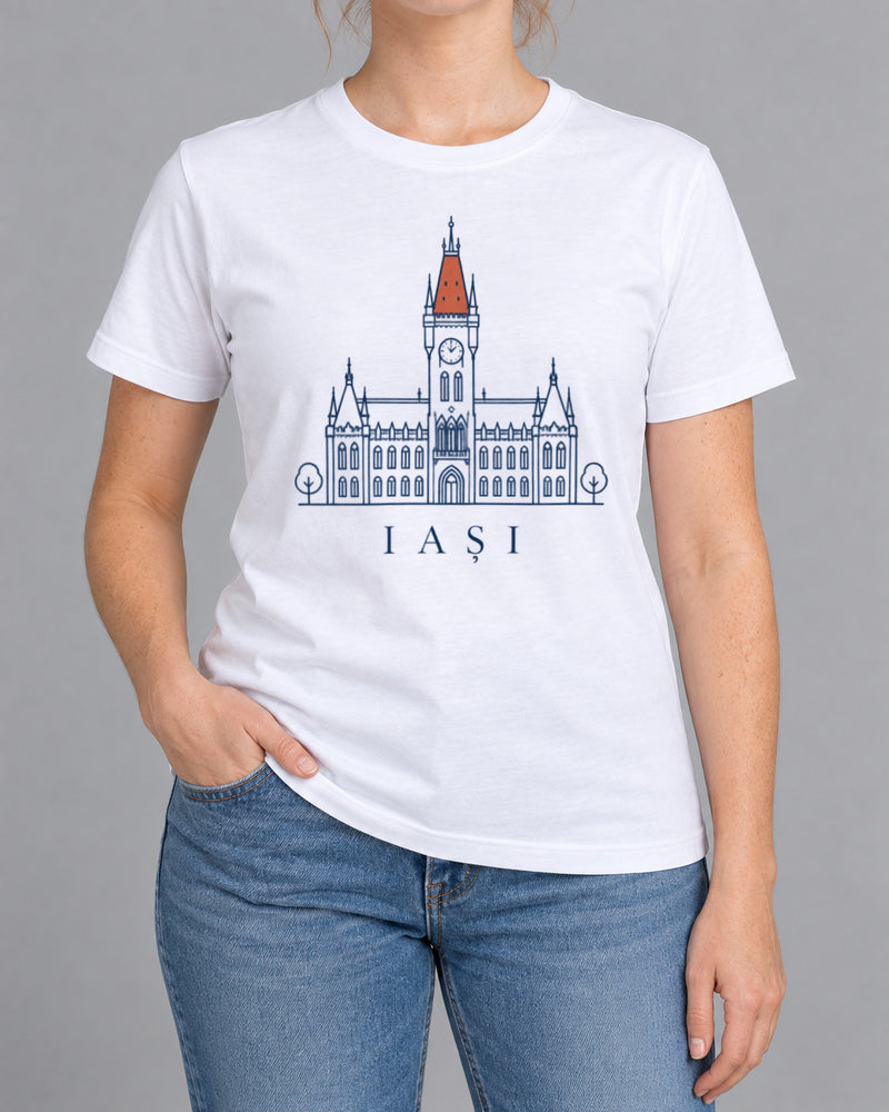 Tricou Iași – culoare alb