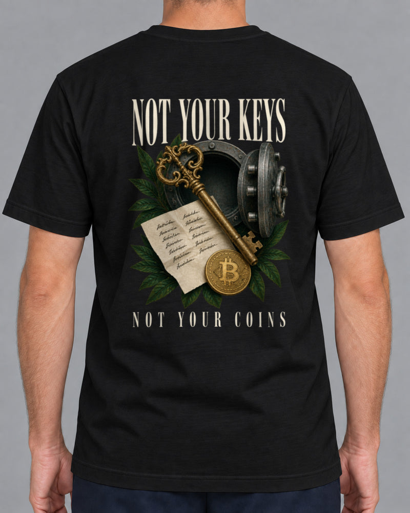 Tricou Not Your Keys Not Your Coins-2