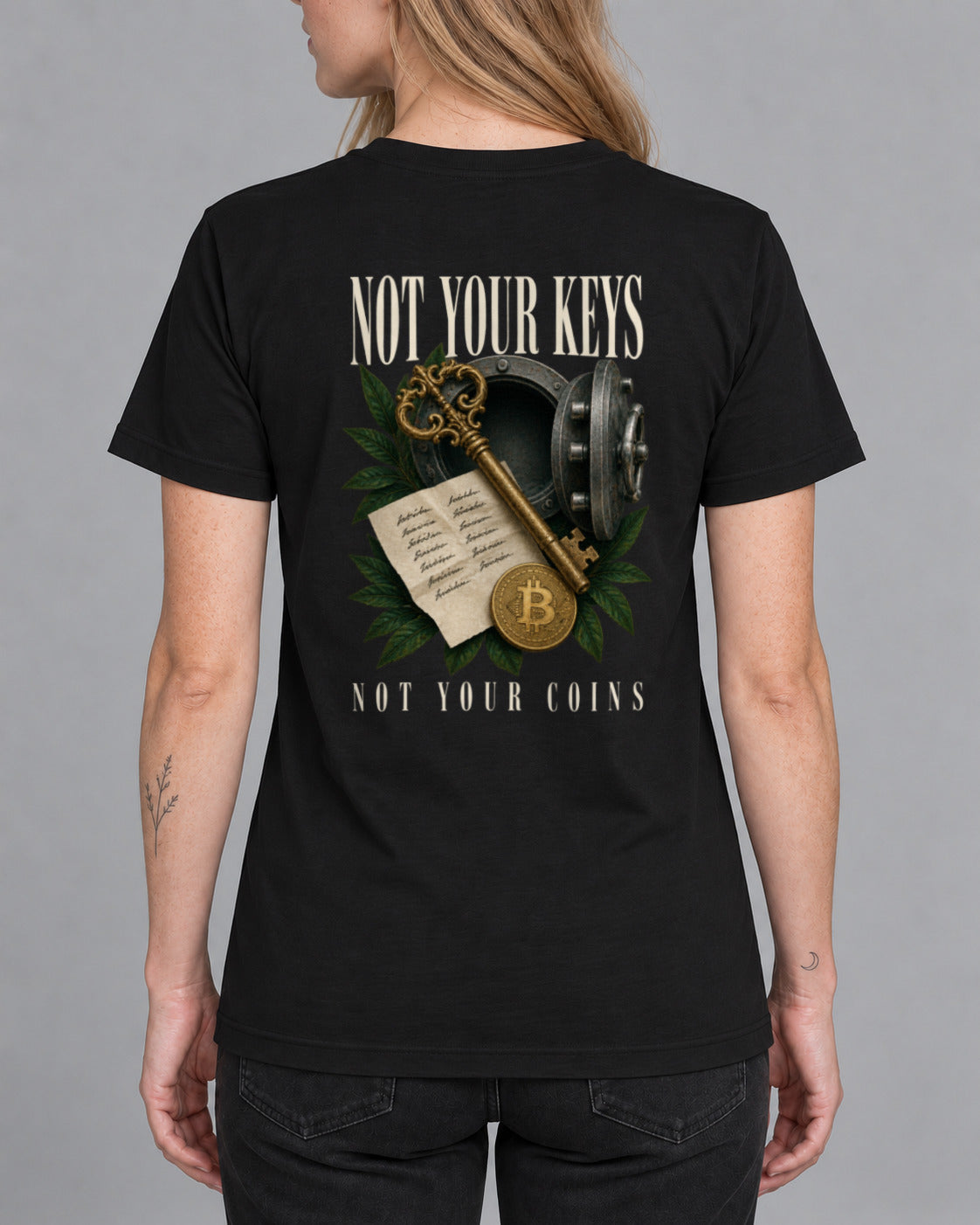Tricou Not Your Keys Not Your Coins