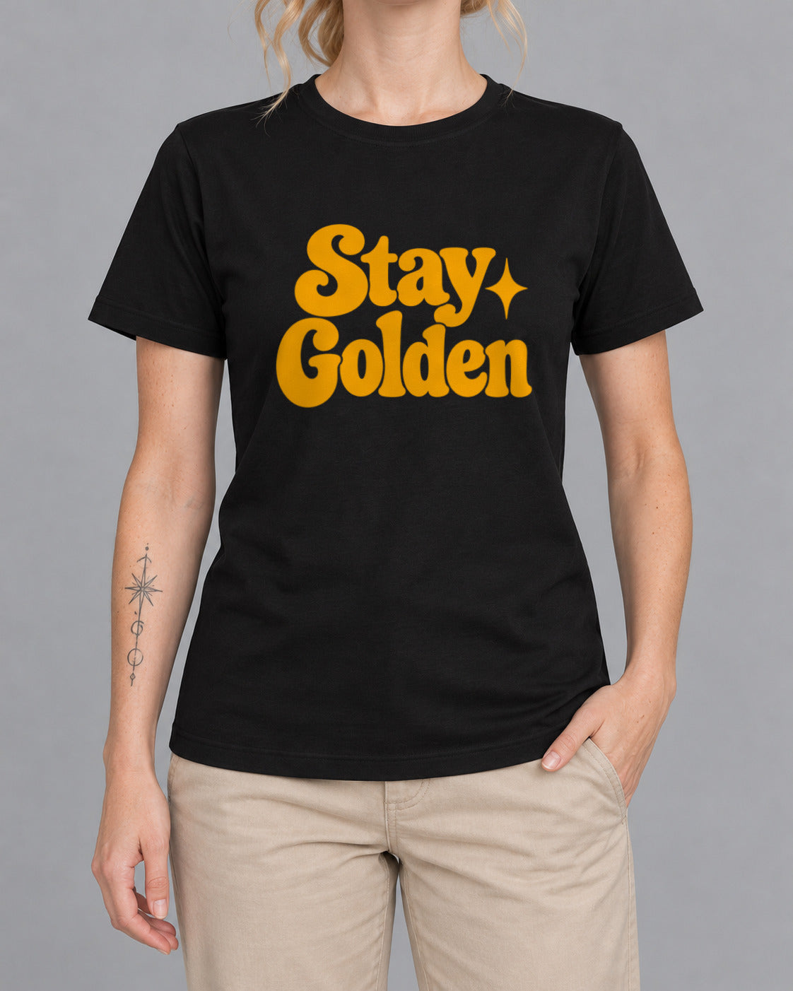 Tricou Stay Golden-2