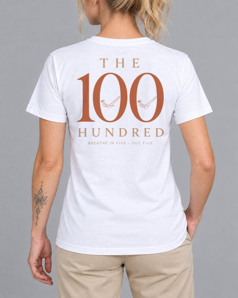Tricou The Hundred – culoare alb