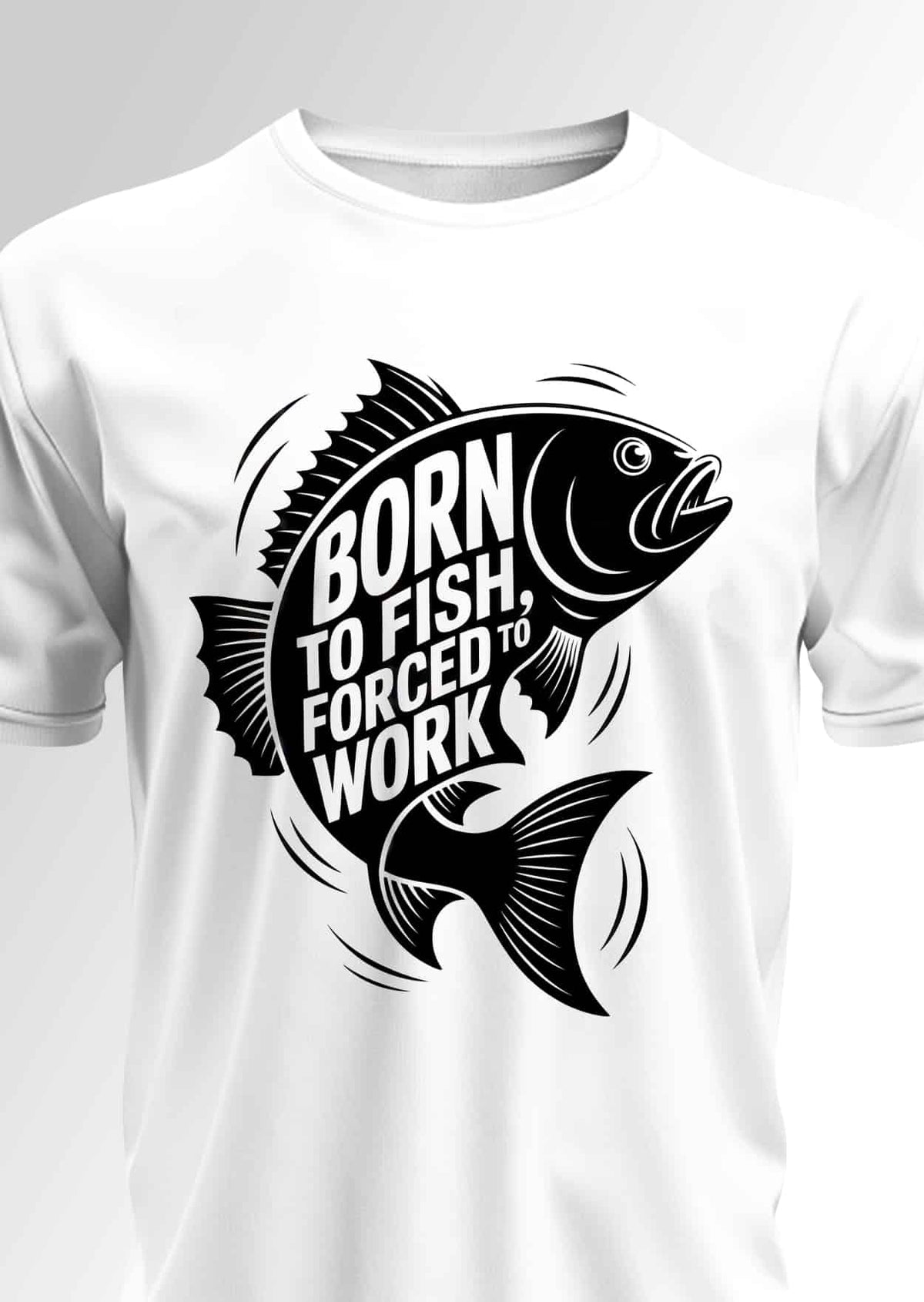 Tricou Born to fish