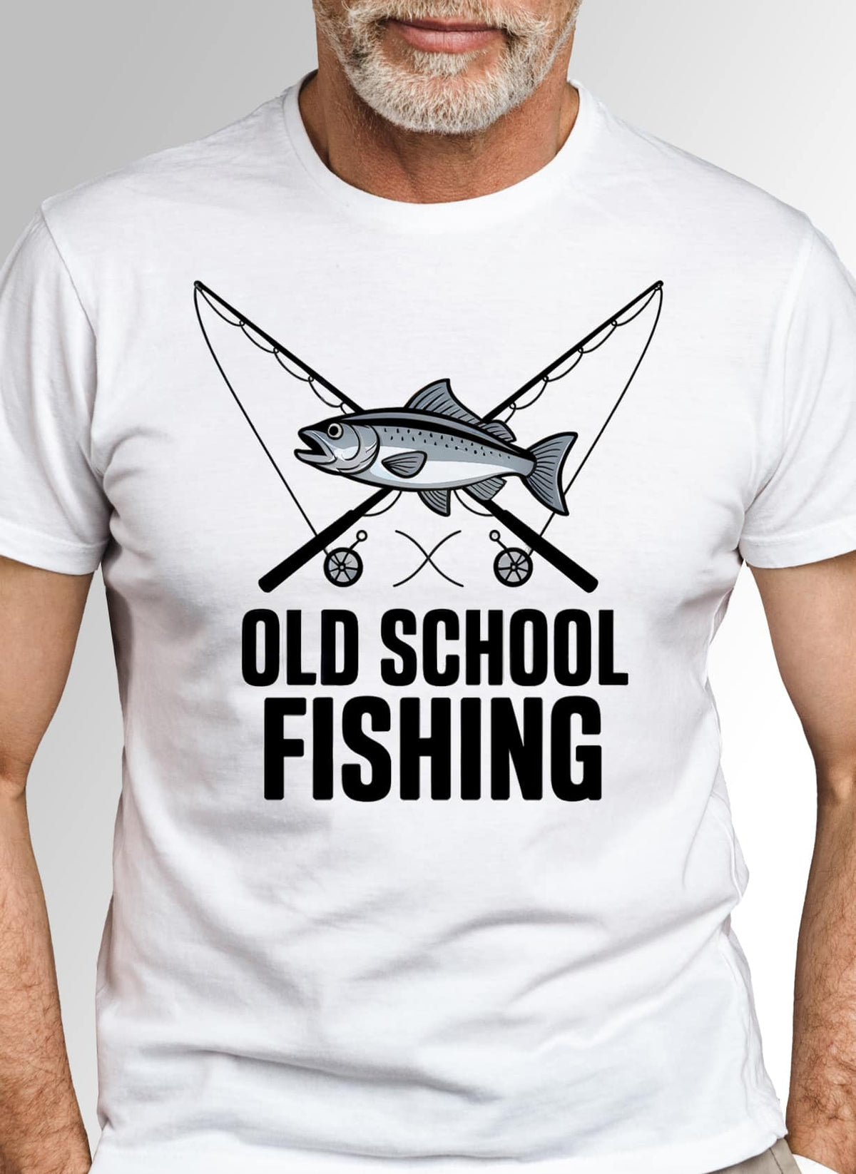 Tricou Old school fishing