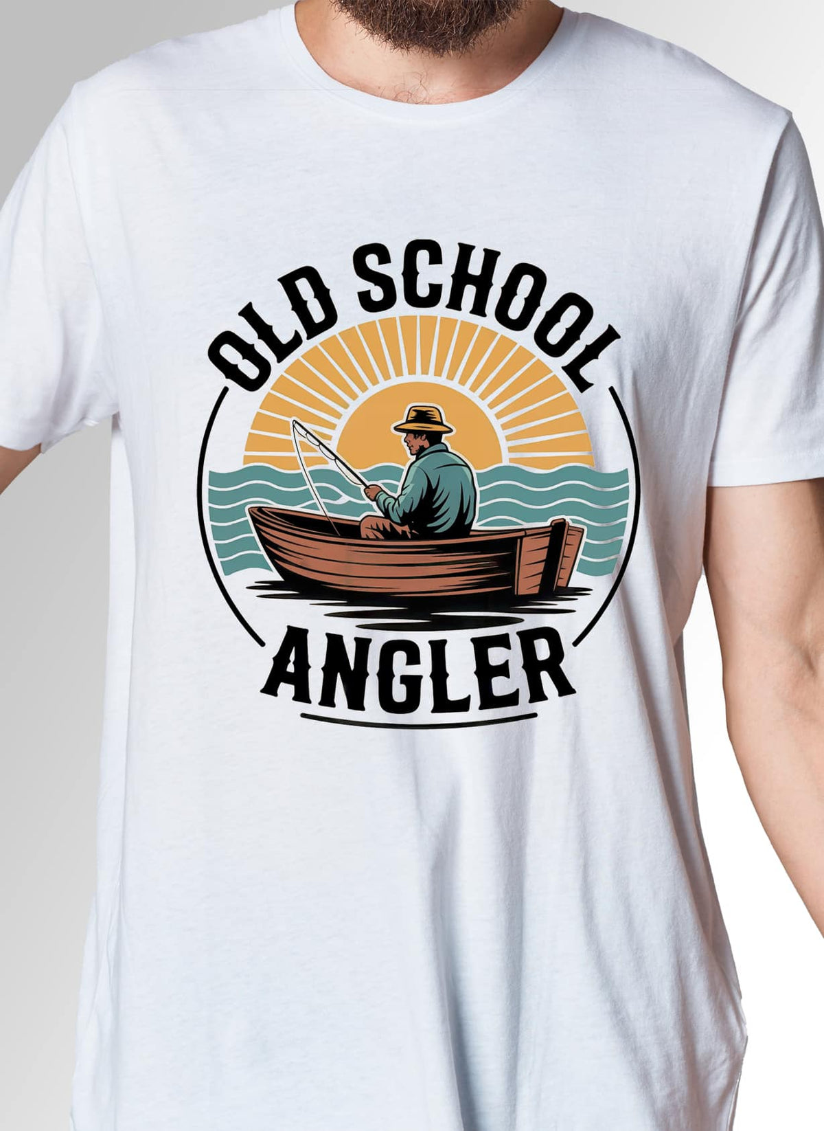 Tricou Old school angler