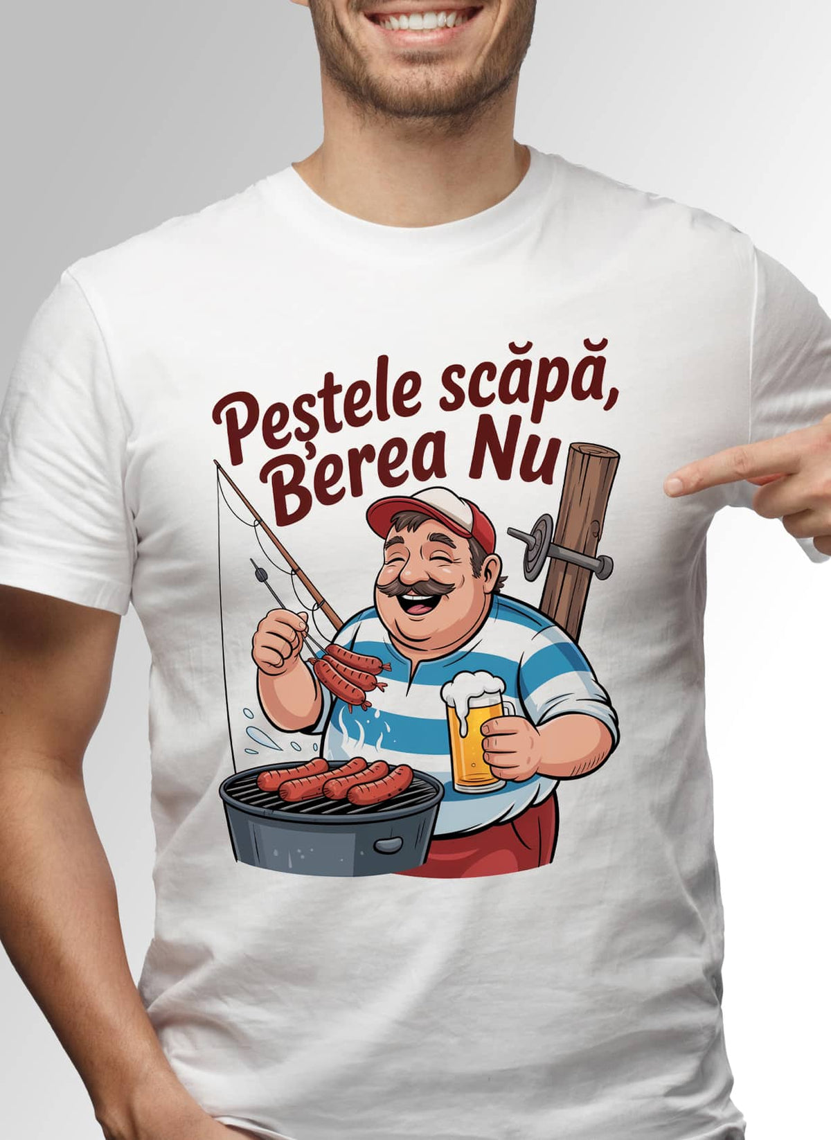 Tricou Pește sau Bere